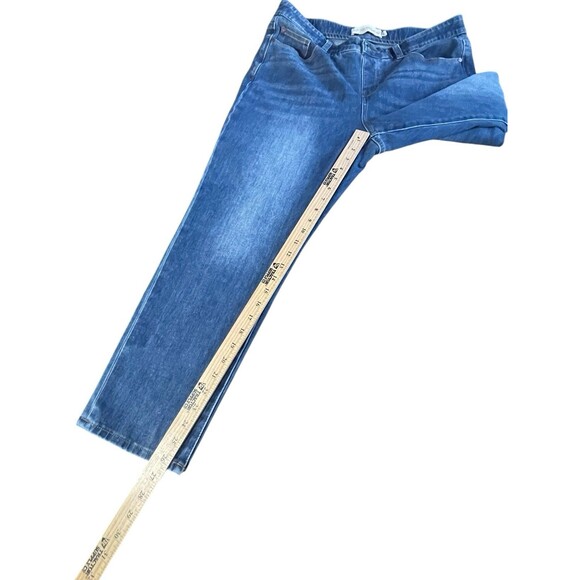Soft Surroundings The Ultimate Denim Relaxed Straight Zip Front Jeans - Size PL - Picture 8 of 10